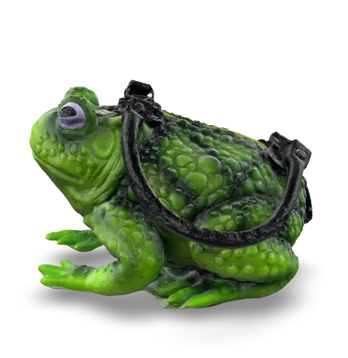 Green Toad Bag 3D Model Thumbnail